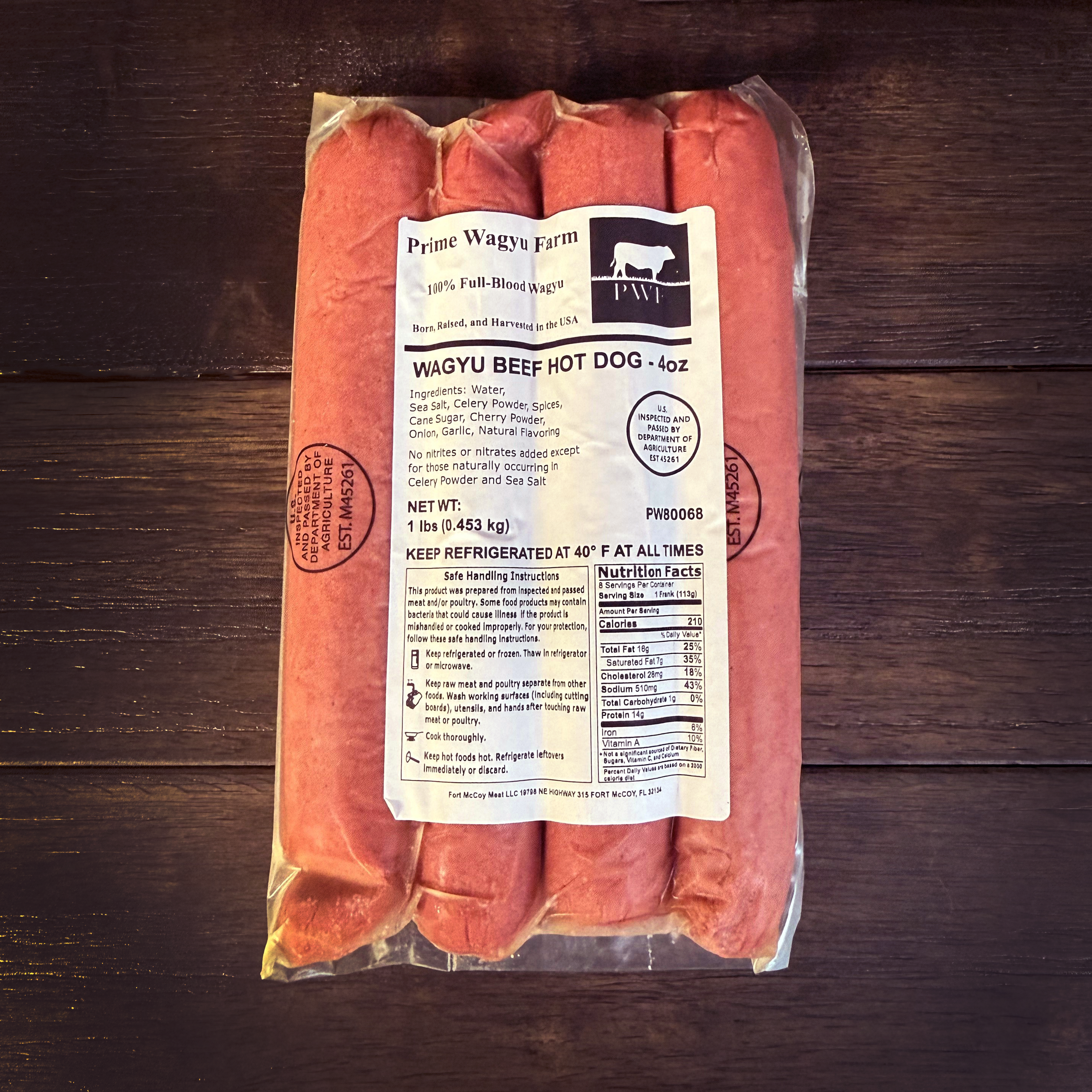 Wagyu Beef Gourmet Hot Dogs