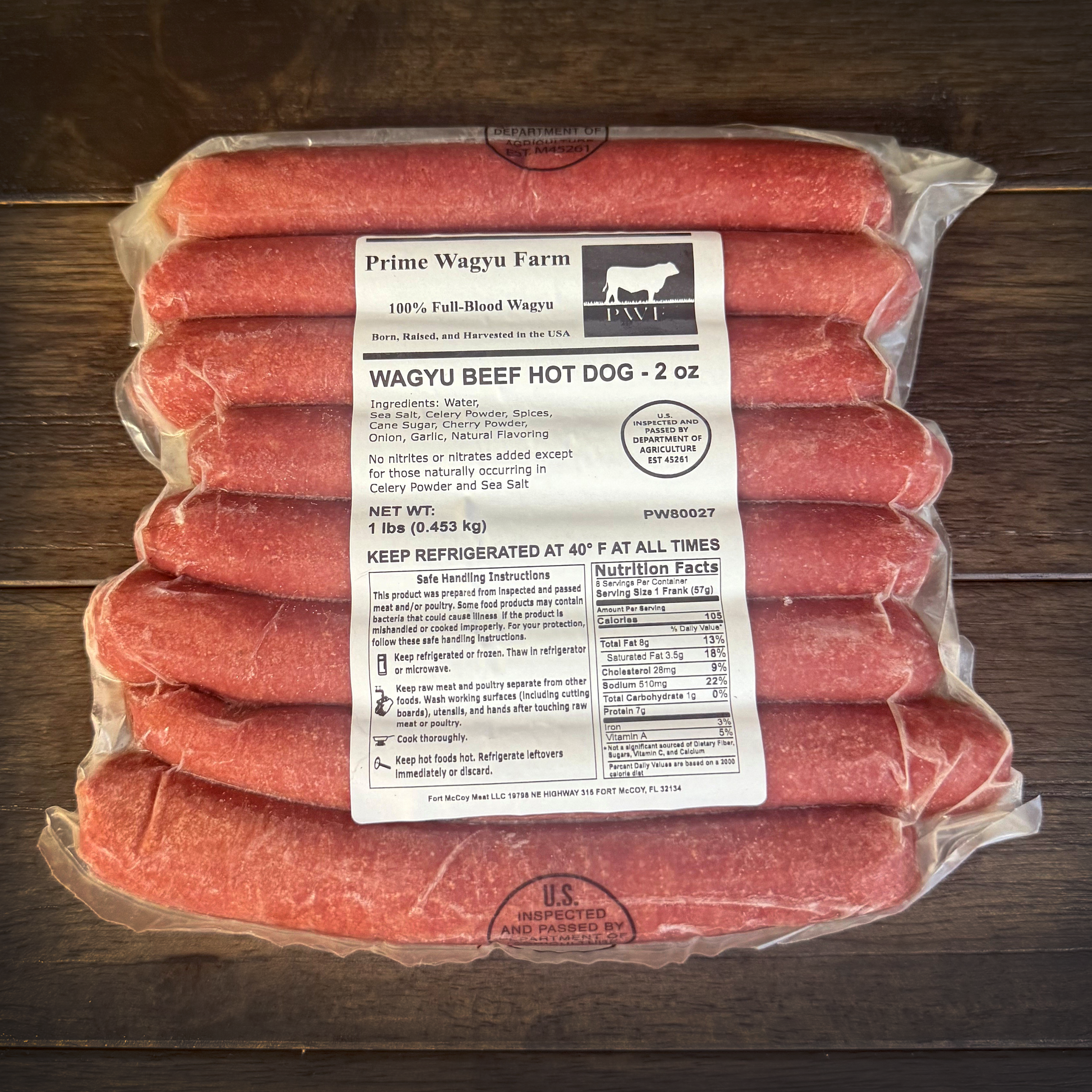 Wagyu Beef Gourmet Hot Dogs