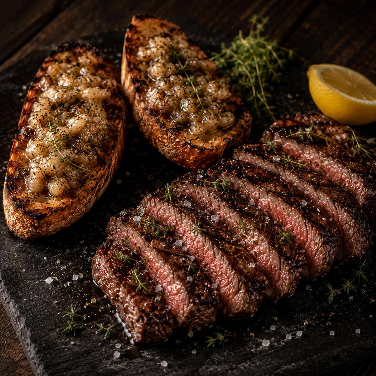Wagyu Marrow Canoes